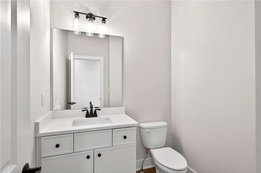 Furnished interior view inside a new home in , Norcross (Image 11).