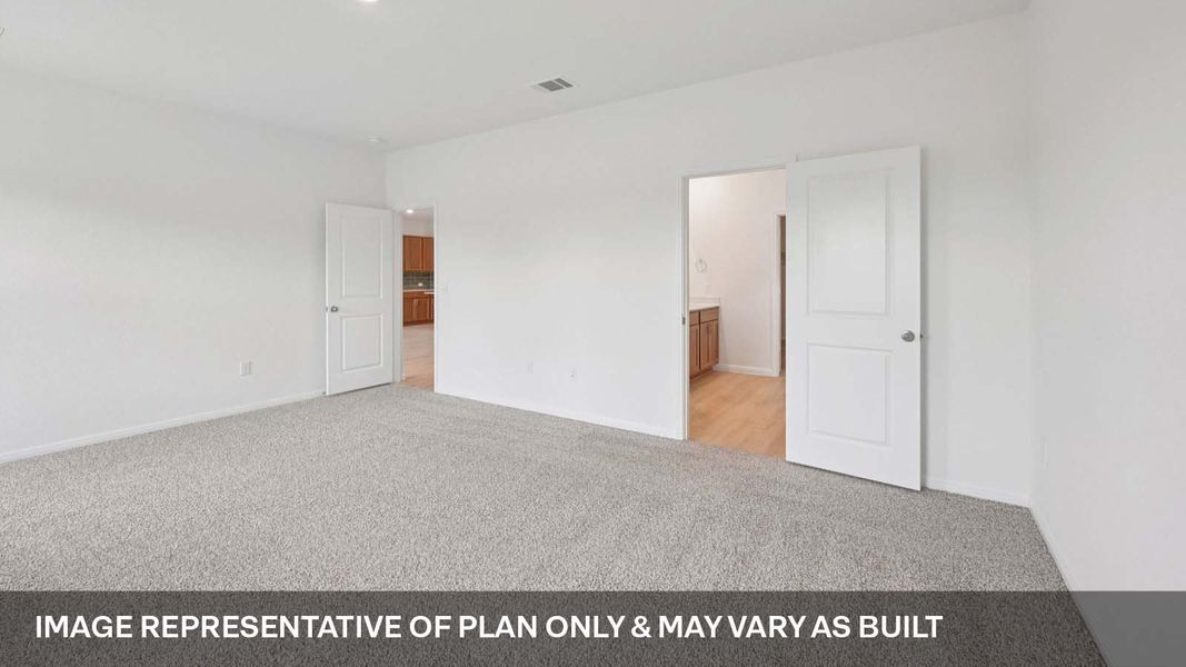 Representative unfurnished interior of a home built from the The Ozark by D.R. Horton in Bar W Ranch, Leander (Image 21).