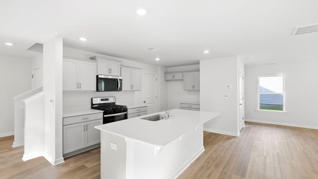 Furnished interior view inside a new home in Cloverdale Hills, Piedmont (Image 7).
