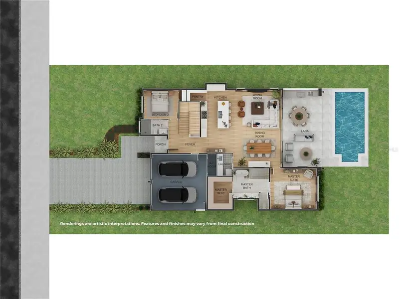 2D floor plan layout of this home in , Winter Park, FL (Image 4).