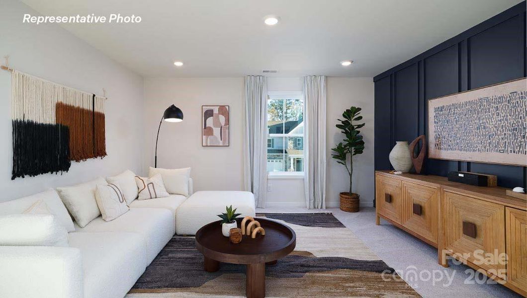 Furnished interior view inside a new home in Westport, York (Image 35).