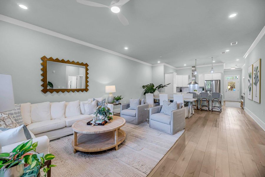 Furnished interior view inside a new home in , Johns Island (Image 13).