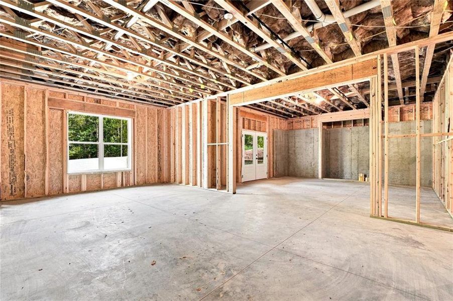 In-progress construction of a new home in , Canton, GA (Image 46).