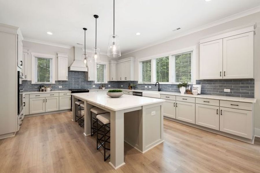 Representative furnished interior of a home built from the Kemp by True Homes in Wheatfield Estates, Statesville (Image 4).