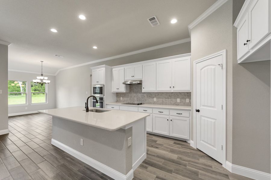 Representative furnished interior of a home built from the 2591 by Robbie Hale Homes in High Meadows Estates, Nevada (Image 19).