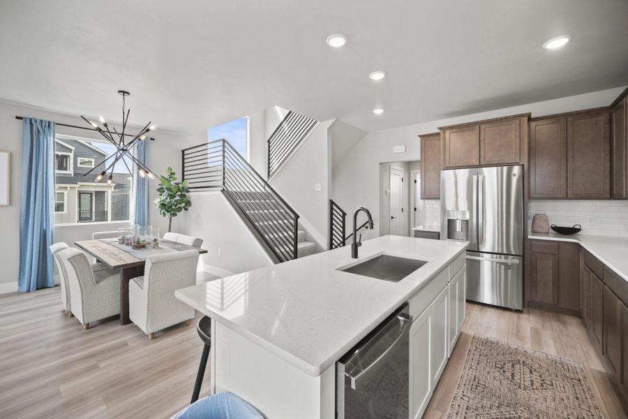 Furnished interior view inside a new home in Pony Park, Colorado Springs (Image 11).