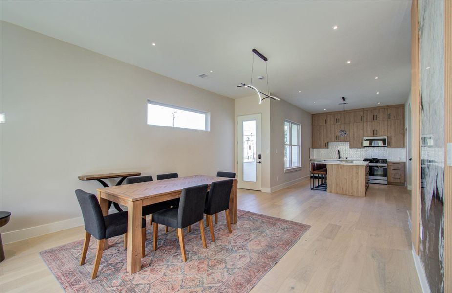 Furnished interior view inside a new home in , Houston (Image 41).