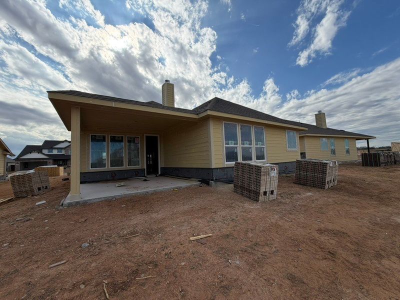 In-progress construction of a new home in Covenant Park, Springtown, TX (Image 8).