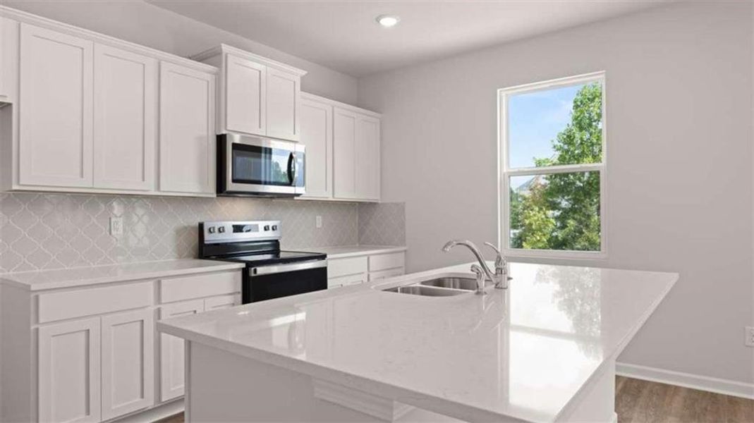 Furnished interior view inside a new home in Poplar Preserve, Newnan (Image 3).