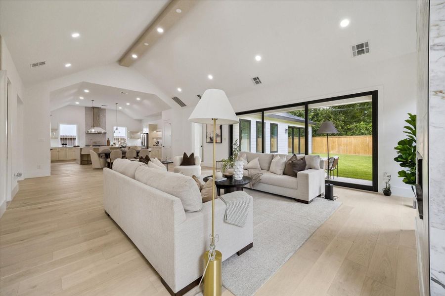 Furnished interior view inside a new home in , Houston (Image 4).