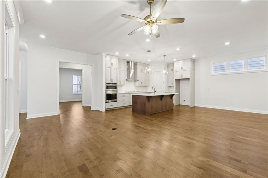 Spacious, unfurnished interior of a new home in Promenade at Sawnee Village, Cumming (Image 26).