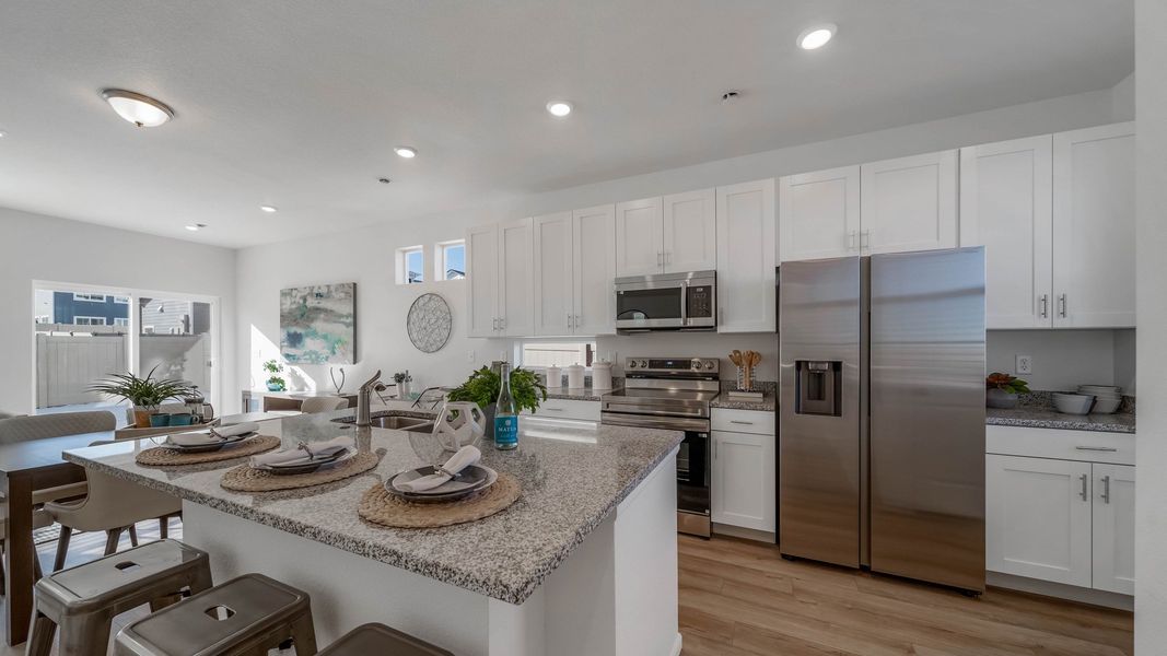 Furnished interior view inside a new home in Green Valley Ranch, Aurora (Image 12).