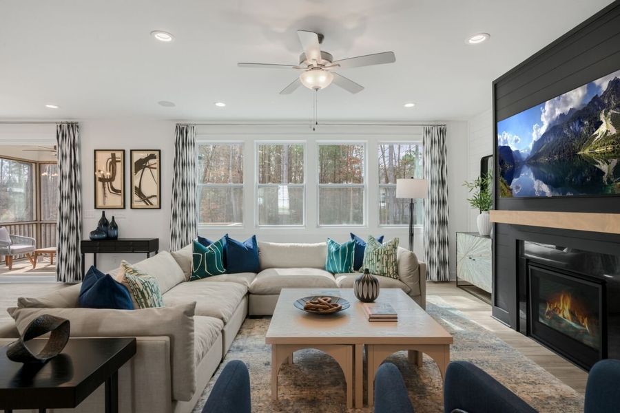 Representative furnished interior of a home built from the Prescott by Mattamy Homes in Magnolia Park, Garner (Image 15). Representative furnished interior of a home built from the Prescott by Mattamy Homes in Magnolia Park, Garner (Image 15).