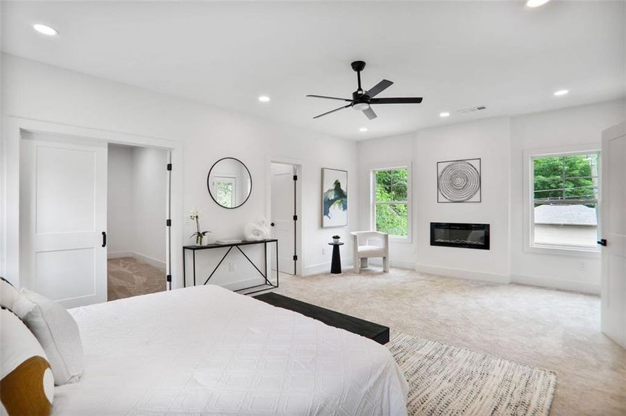 Furnished interior view inside a new home in , Atlanta (Image 12).