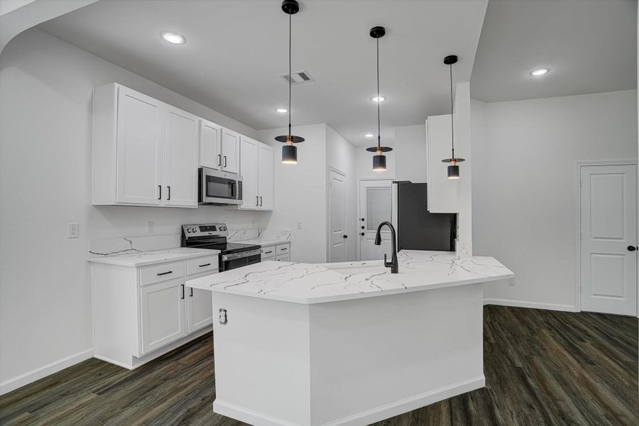 Furnished interior view inside a new home in , Kenefick (Image 6).