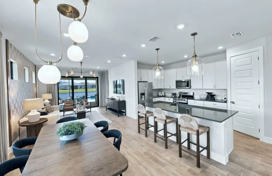 Representative furnished interior of a home built from the Flagstone by Del Webb in Del Webb Flagler Beach, Palm Coast (Image 11). Representative furnished interior of a home built from the Flagstone by Del Webb in Del Webb Flagler Beach, Palm Coast (Image 11).