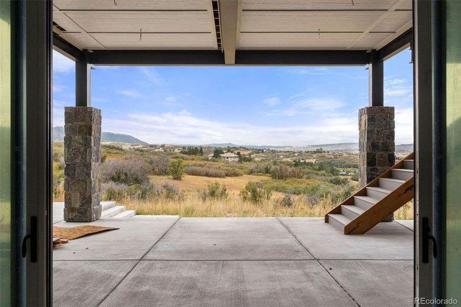 Exterior details and patio area of a home in , Castle Rock (Image 23).