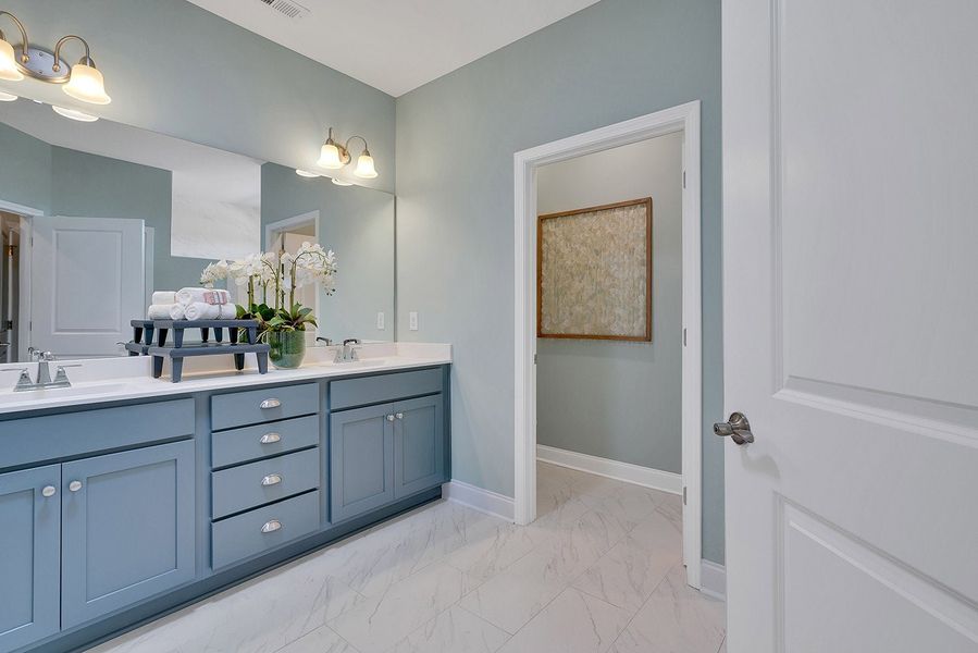 Representative furnished interior of a home built from the Promenade by McKee Homes in The Cottages at 78 North, Sanford (Image 26).