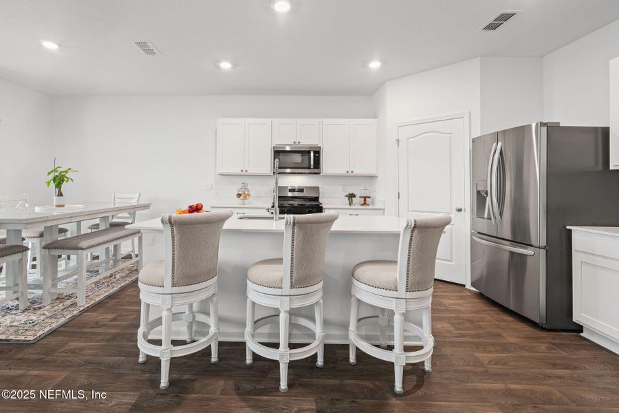 Furnished interior view inside a new home in Entrada, St. Augustine (Image 7).