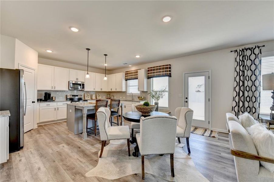 Furnished interior view inside a new home in , Auburn (Image 32).