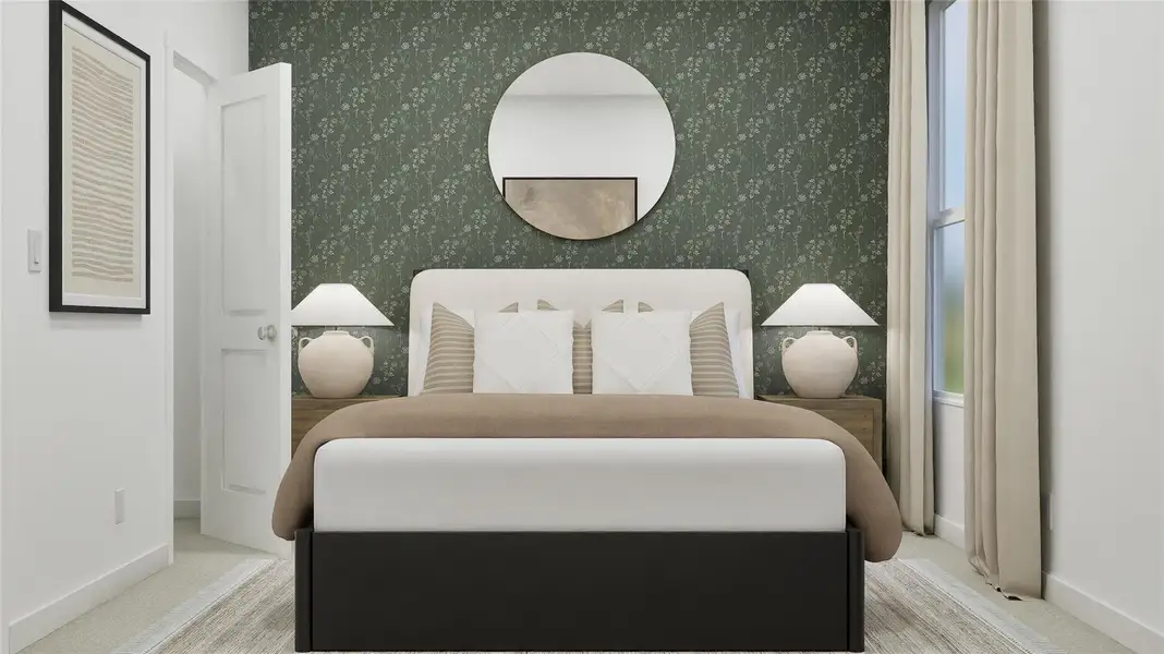 Furnished interior view inside a new home in Waterstone: Classic Collection, Kyle (Image 19).