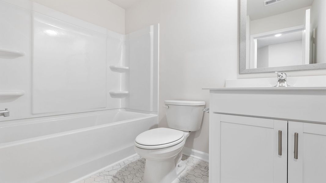Furnished interior view inside a new home in Brookside Ridge Townhomes, Greer (Image 9).