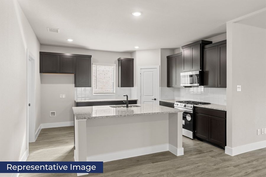 Representative furnished interior of a home built from the Jackson Select F by First Texas Homes in Las Lomas, Forney (Image 8).