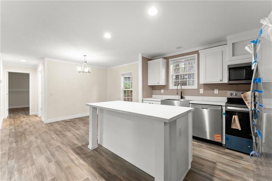 Furnished interior view inside a new home in , Homer (Image 8).
