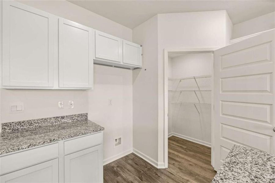 Furnished interior view inside a new home in The Preserve at Agricultural Village, Perry (Image 12).