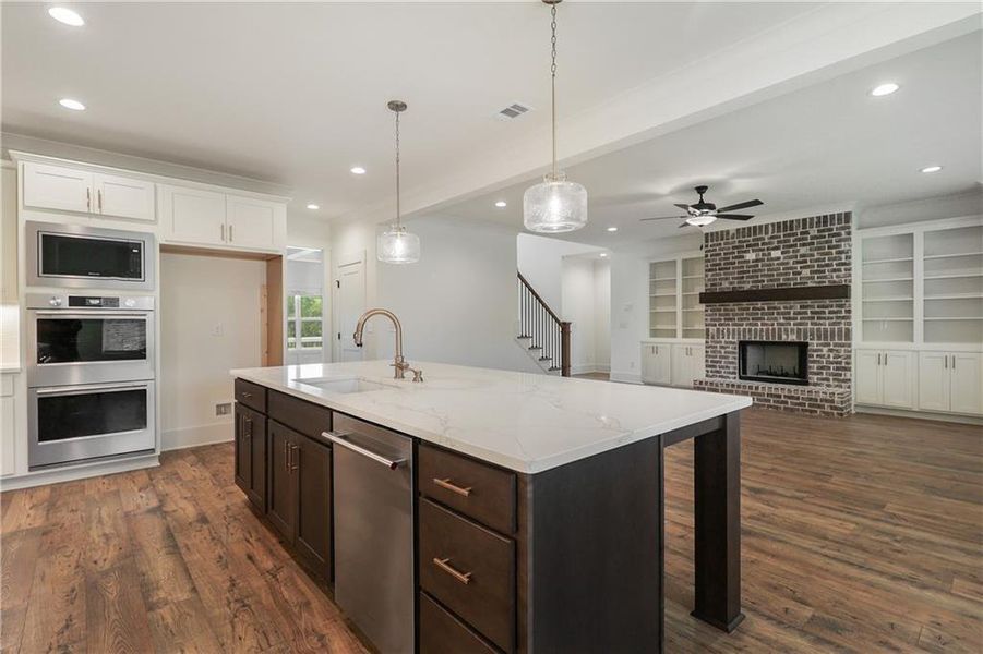 Furnished interior view inside a new home in Stonegate, Monroe (Image 14).