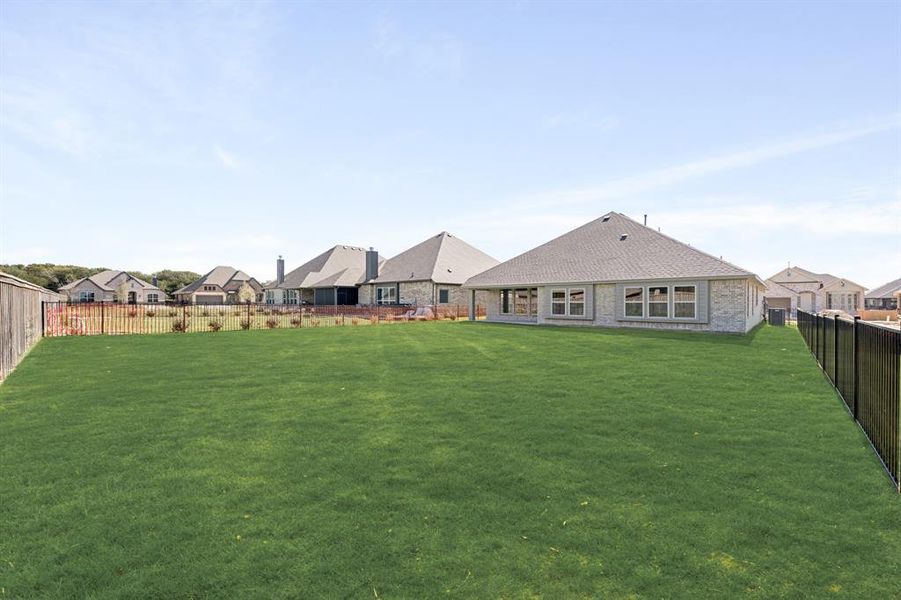 Exterior details and patio area of a home in Abe's Landing, Granbury (Image 24). Exterior details and patio area of a home in Abe's Landing, Granbury (Image 24).