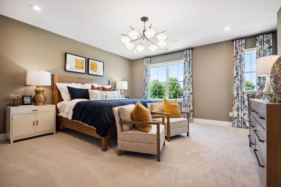 Representative furnished interior of a home built from the Torrence by Tri Pointe Homes in Seven Oaks, Belmont (Image 35).