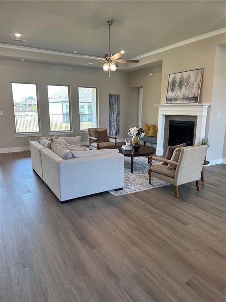 Furnished interior view inside a new home in , Little Elm (Image 4).