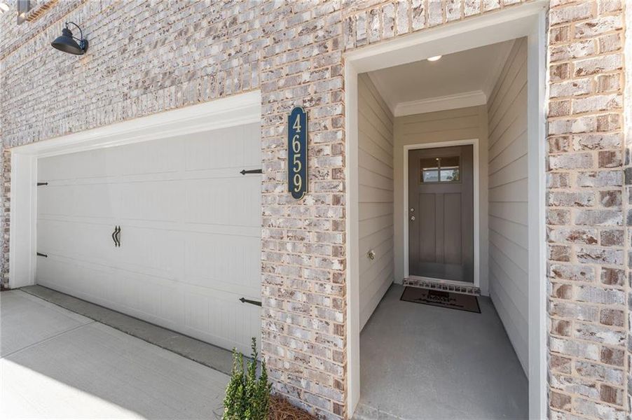 Exterior details and patio area of a home in Cherokee Township, Acworth (Image 3).
