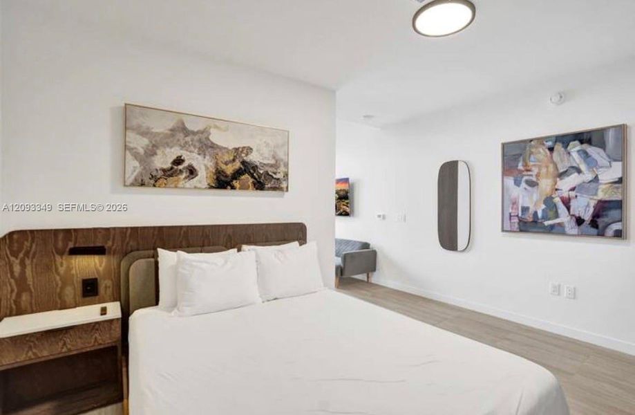Furnished interior view inside a new home in , Miami Beach (Image 13).