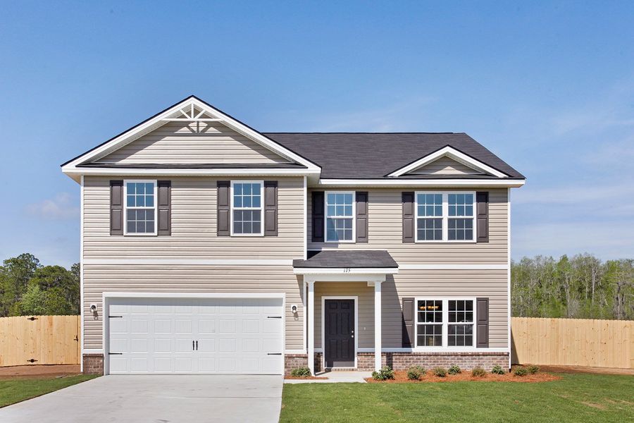Representative exterior photo of a completed home built from the The Catherine by RTS Homes in The Village at Sassafras, Allenhurst, GA (Image 26).