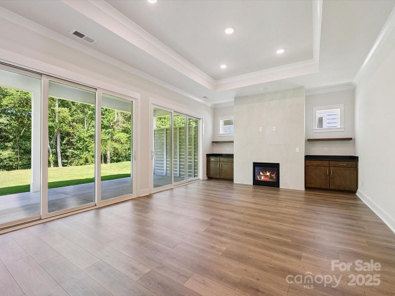 Spacious, unfurnished interior of a new home in North Creek Village, Huntersville (Image 22).