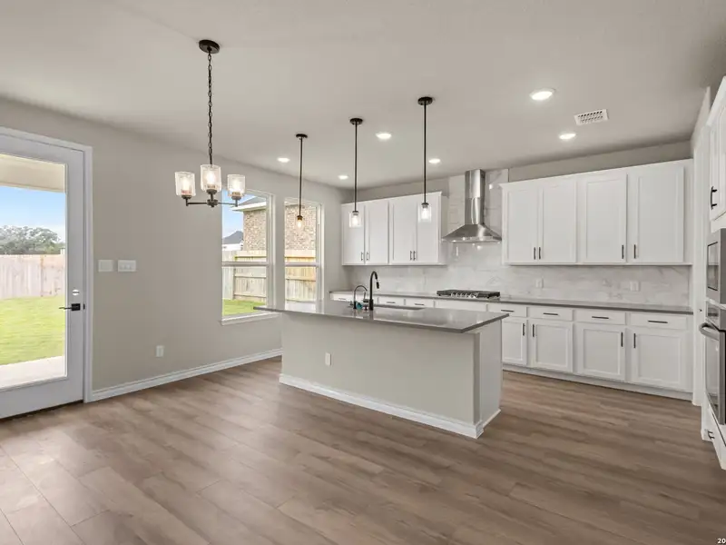 Furnished interior view inside a new home in The Reserve at Potranco Oaks, Castroville (Image 8).