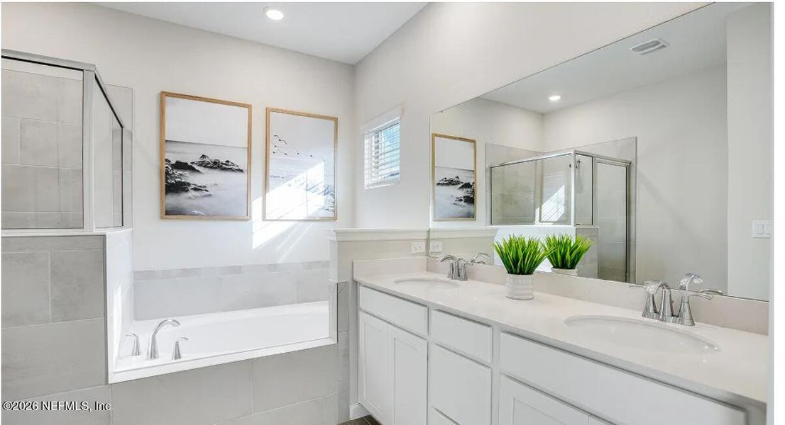 Furnished interior view inside a new home in , Jacksonville (Image 10).