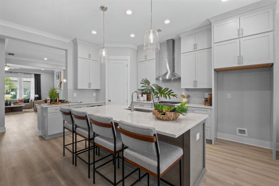 Representative furnished interior of a home built from the The Kensington by JW Collection in Devin's Shire, Kennesaw (Image 32).