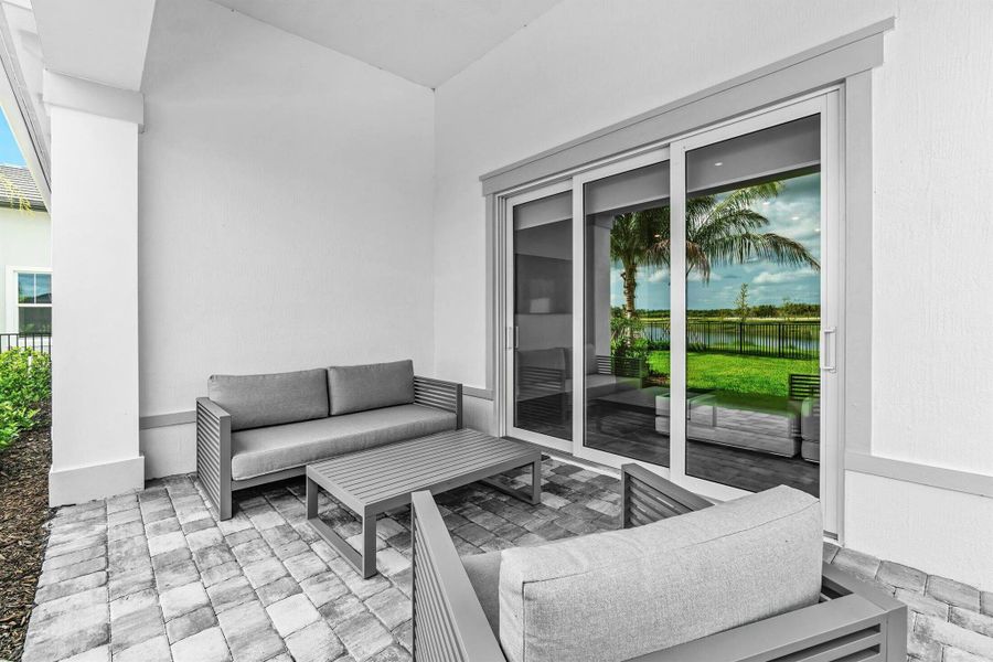 Furnished interior view inside a new home in Avondale at Avenir, Palm Beach Gardens (Image 30).