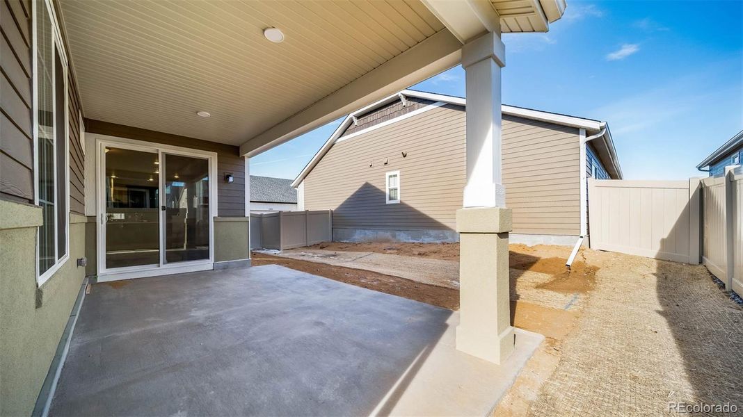 Exterior details and patio area of a home in , Aurora (Image 4).