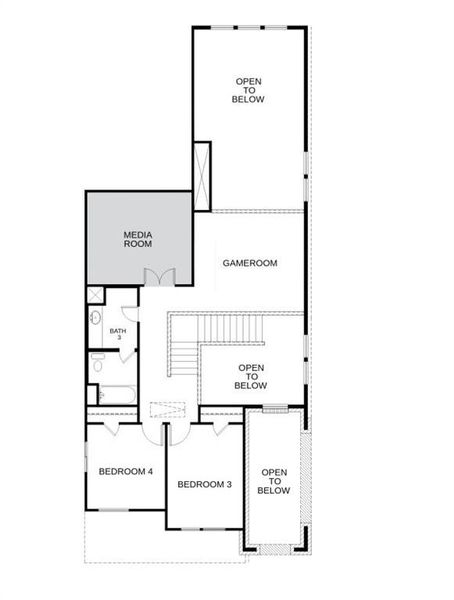 Structural options added include: media room.