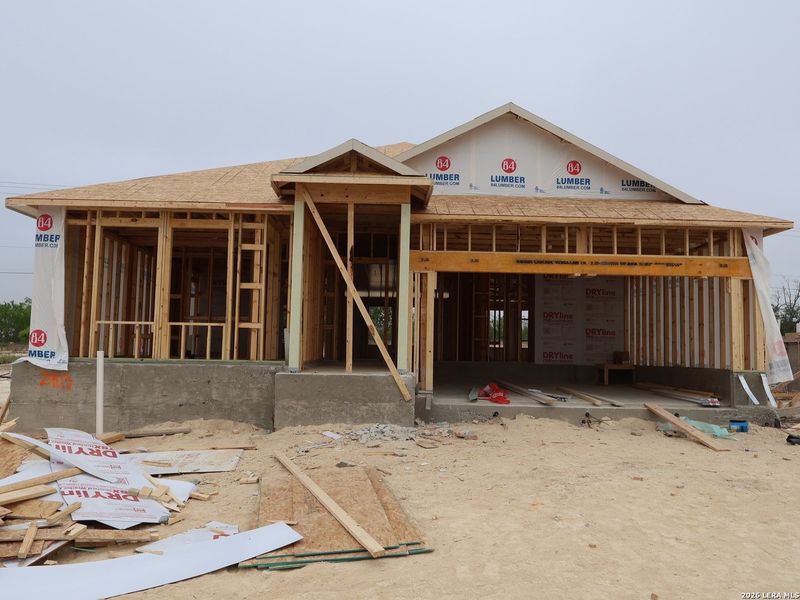 In-progress construction of a new home in Paloma Park, Converse, TX (Image 27).