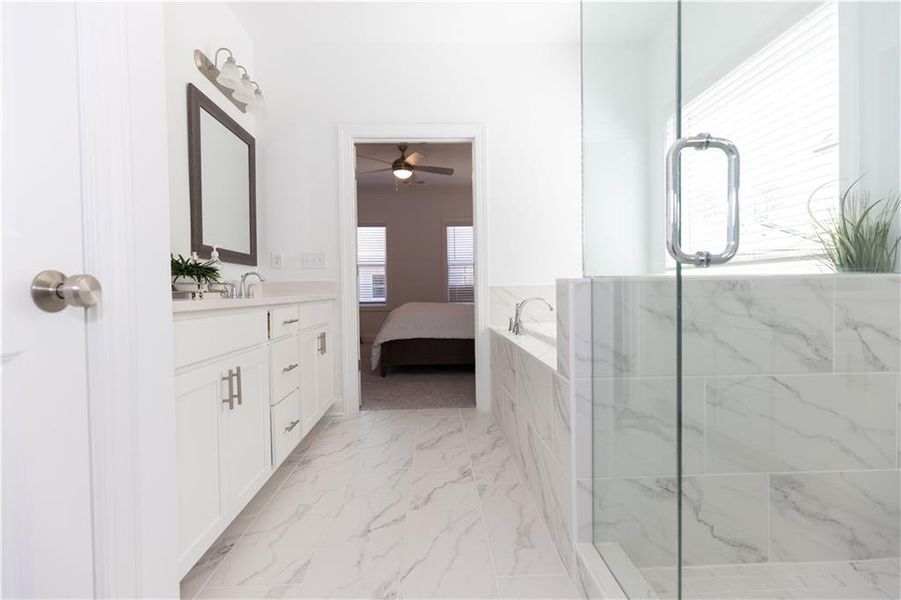 Furnished interior view inside a new home in Palisades Townhomes, Cumming (Image 4).