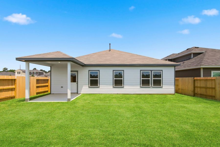 Exterior details and patio area of a home in Maple Woods, Hockley (Image 3).