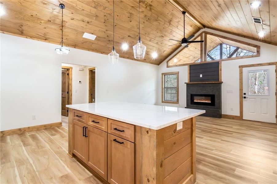 Furnished interior view inside a new home in , Ellijay (Image 17).