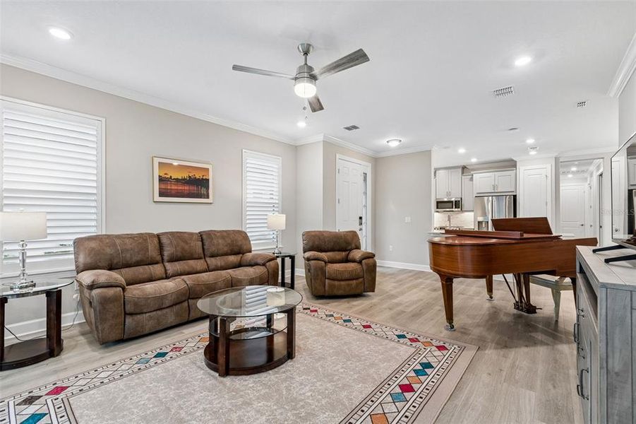 Furnished interior view inside a new home in , Wesley Chapel (Image 71). Furnished interior view inside a new home in , Wesley Chapel (Image 71).