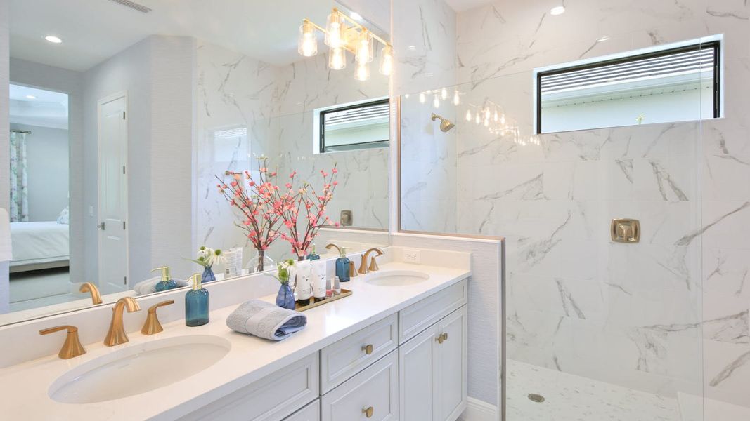 Representative furnished interior of a home built from the Bright Meadow 2 by Neal Communities in Boca Royale Golf & Country Club Real Estate and Homes for Sale in Englewood, FL - Neal Communities, Englewood (Image 19).