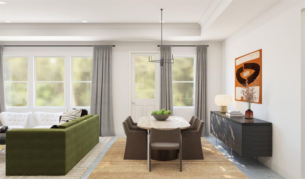 Charming dining area (*Artist rendering used for illustration purposes only.) Charming dining area (*Artist rendering used for illustration purposes only.)